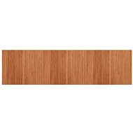 Shumee Rectangular brown carpet 80 × 300 cm bamboo, 376782 - Carpet