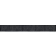 Shumee Rectangular carpet grey 60 × 500 cm bamboo, 376736 - Carpet