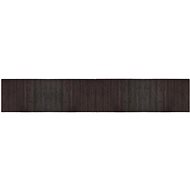 Shumee Rectangular carpet dark brown 70 × 400 cm bamboo, 376761 - Carpet