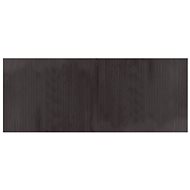 Shumee Rectangular carpet dark brown 80 × 200 cm bamboo, 376779 - Carpet