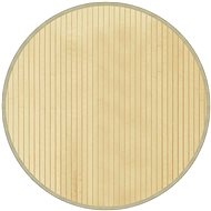 Shumee Carpet round light natural 60 cm bamboo - Carpet