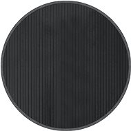 Shumee Carpet round grey 80 cm bamboo - Carpet