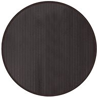 Shumee Carpet round dark brown 100 cm bamboo - Carpet