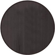Shumee Carpet round dark brown 60 cm bamboo - Carpet