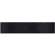 Shumee Rectangular black carpet 100 × 1000 cm bamboo - Carpet