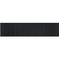 Shumee Rectangular carpet black 70 × 300 cm bamboo, 376876 - Carpet