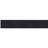Shumee Rectangular carpet black 70 × 400 cm bamboo, 376882 - Carpet