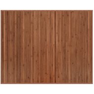 Shumee Rectangular brown carpet 80 × 100 cm bamboo, 376902 - Carpet