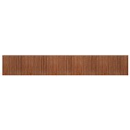 Shumee Rectangular brown carpet 80 × 1000 cm bamboo - Carpet