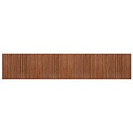 Shumee Rectangular brown carpet 80 × 400 cm bamboo, 376920 - Carpet