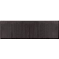 Shumee Rectangular carpet dark brown 60 × 200 cm bamboo, 376839 - Carpet