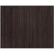 Shumee Rectangular carpet dark brown 80 × 100 cm bamboo, 376905 - Carpet