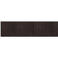 Shumee Rectangular carpet dark brown 80 × 300 cm bamboo, 376917 - Carpet
