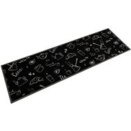 Shumee Kuchyňský koberec omyvatelný, Ráno černý - Carpet
