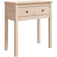 Shumee Console table 70 × 35 × 75 cm, solid pine wood - Console Table