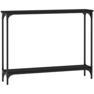 Shumee Console table 100 × 22,5 × 75 cm, composite wood, black - Console Table