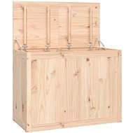 Shumee Laundry Box, 88,5 × 44 × 66 cm, solid pine wood - Laundry Basket