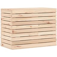 Shumee Laundry basket, 88,5 × 44 × 66 cm, solid pine wood - Laundry Basket