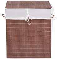 Shumee Bamboo laundry basket, rectangular, brown - Laundry Basket