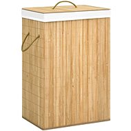 Shumee Bamboo laundry basket with 2 compartments, 72 l - Laundry Basket