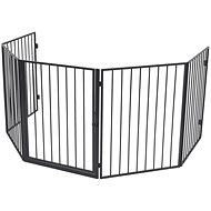 SHUMEE Fireplace barrier for pets, black steel - Fireplace screen