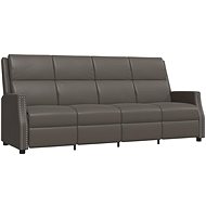 SHUMEE relaxační křeslo, samet a PVC, černé, 327903 - Křeslo