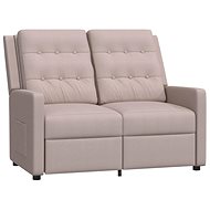SHUMEE relaxační křeslo, samet a PVC, modré, 327819 - Křeslo