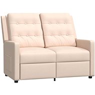 SHUMEE relaxační křeslo, samet a PVC, modré, 327841 - Křeslo