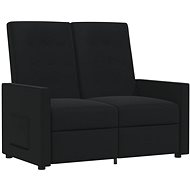 SHUMEE relaxační křeslo, samet a PVC, modré, 327907 - Křeslo