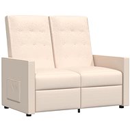 SHUMEE relaxační křeslo, samet a PVC, světle šedé, 327787 - Křeslo