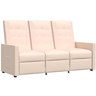 SHUMEE relaxační křeslo, samet a PVC, světle zelené, 327900 - Křeslo