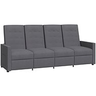 SHUMEE relaxační křeslo, samet a PVC, světle zelené, 327911 - Křeslo