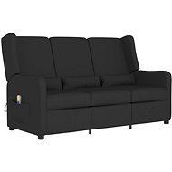 SHUMEE relaxační křeslo, samet, černé, 328178 - Křeslo