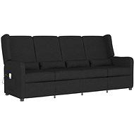 SHUMEE relaxační křeslo, samet, černé, 341235 - Křeslo