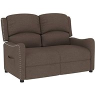 SHUMEE relaxační křeslo, samet, hnědé, 327663 - Křeslo