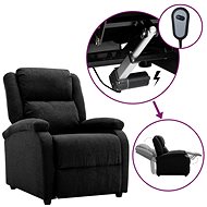 SHUMEE relaxační křeslo, samet, krémově bílé, 341375 - Křeslo