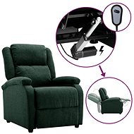 SHUMEE relaxační křeslo, samet, modré, 327687 - Křeslo
