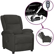 SHUMEE relaxační křeslo, samet, modré, 341011 - Křeslo