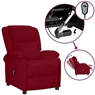 SHUMEE relaxační křeslo, samet, modré, 341228 - Křeslo