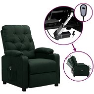 SHUMEE relaxační křeslo, samet, světle zelené, 328054 - Křeslo