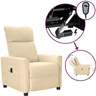 SHUMEE relaxační křeslo, samet, světle zelené, 341111 - Křeslo