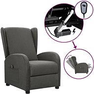 SHUMEE relaxační křeslo, samet, světle zelené, 341208 - Křeslo