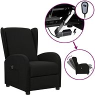 SHUMEE relaxační křeslo, samet, světle zelené, 341221 - Křeslo