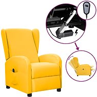 SHUMEE relaxační křeslo, samet, světle zelené, 341232 - Křeslo