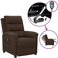SHUMEE relaxační křeslo, samet, světle zelené, 341410 - Křeslo