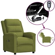 SHUMEE relaxační křeslo, samet, tmavě šedé, 328118 - Křeslo