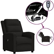 SHUMEE relaxační křeslo, samet, tmavě šedé, 341002 - Křeslo