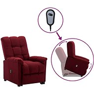 SHUMEE relaxační křeslo, samet, tmavě zelené, 327701 - Křeslo