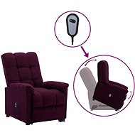 SHUMEE relaxační křeslo, samet, tmavě zelené, 328075 - Křeslo