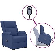 SHUMEE relaxační křeslo, samet, tmavě zelené, 341003 - Křeslo